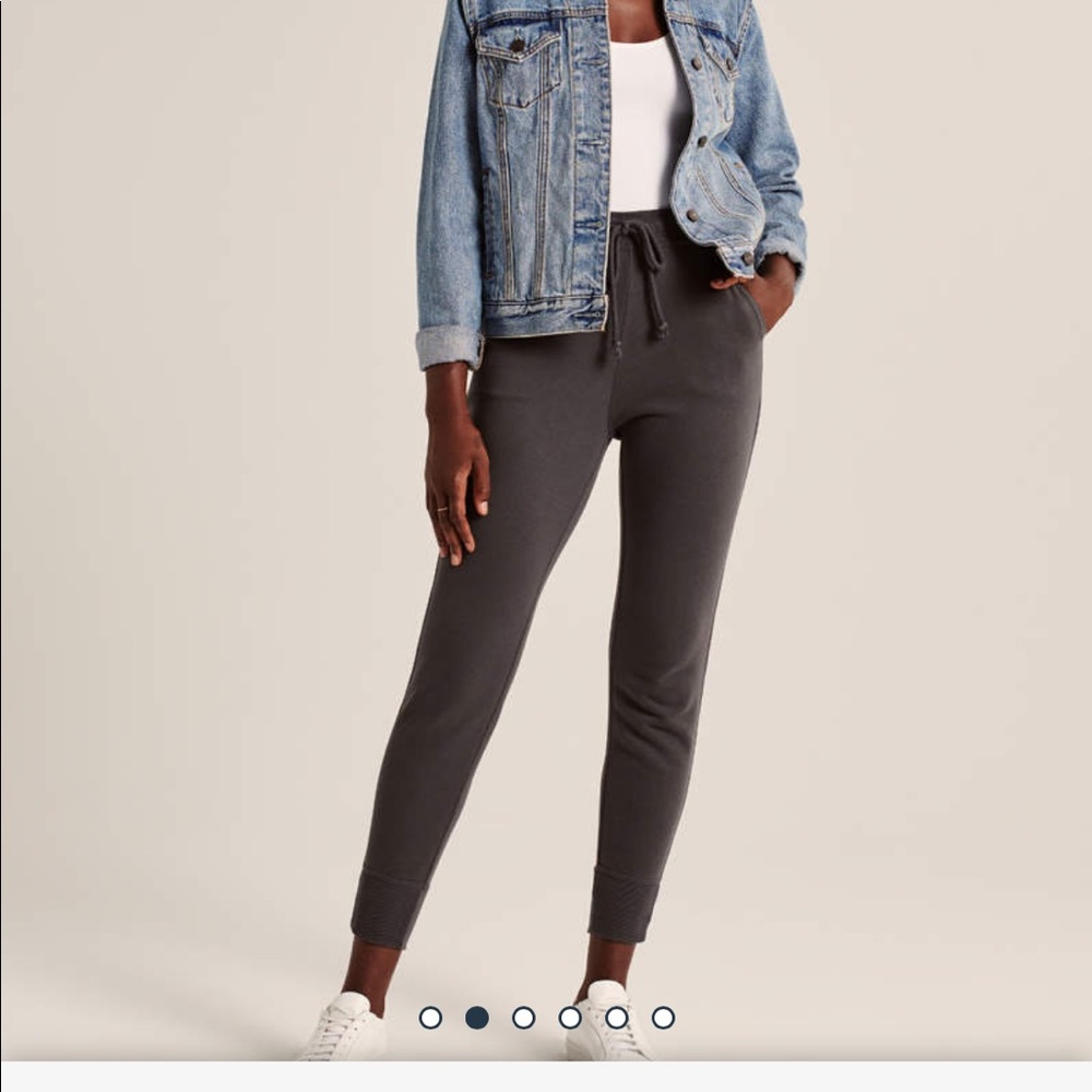 Abercrombie black joggers